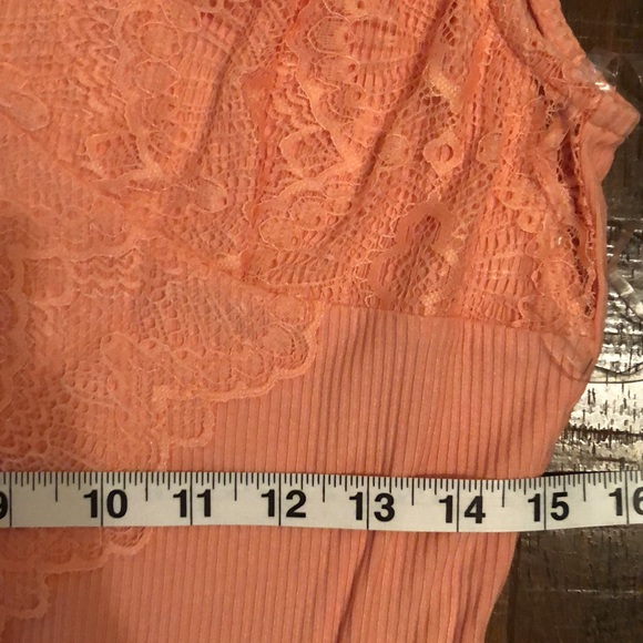 NWOT Lace peach bodysuit - Picture 13 of 13